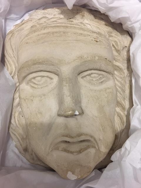 The death mask of executed criminal Thomas Cook.