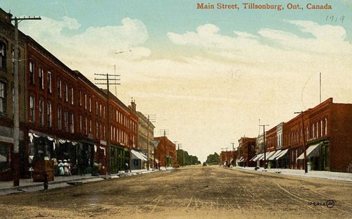 old photo of Tillsonburg